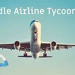 Et passagerfly i luften med en stewardesse i uniform, der hilser