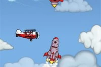 Affyr en raket mod himlen!