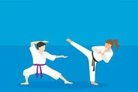 Karate King Online er et gratis spil, hvor du kan kæmpe gennem junglen og