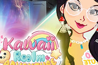 Tag med Sarah, Emma, Lily og Mia på en sjov rejse til Kawaii Realm