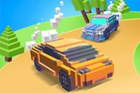 Spændende pixelræs til toppen af bjerget