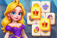 Kom ind i det magiske kongerige i Kings & Queens Mahjong!
