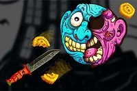 Test din præcision og kast knive mod de roterende monstre!
