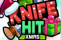Kast knive på juletemaer, så de sidder fast