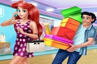 Ariel og Eric tager til indkøbscenteret for en sjov shoppingdag