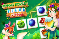 En magisk skov fuld af hemmeligheder venter i Magic Forest Tiles Puzzle