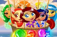 Hjælp den lille genie i hendes magiske butik og server smukke juveler til