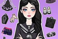 Skab magiske styles i Magical Diary: Paper Dress Up