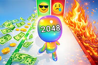 Løb, fusioner og bliv til en kæmpe talhelt i Man Runner 2048
