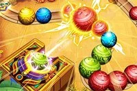 Marble Dash er et bubble shooter spil i Zuma-stil