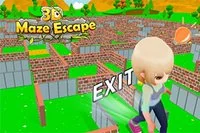 Maze Escape 3D er et gratis online spil for drenge med labyrint-tema