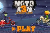 Moto X3M: Spooky Land med dirtbikes til Halloween!