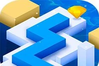 Zigzag ned ad stien i dette gratis online reaktionsspil!