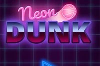 Dunk bolden sikkert gennem nettet mens den bevæger sig ned