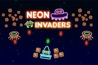 Blast alle rumvæsner væk i dette neon-tema-spil Neon Invaders