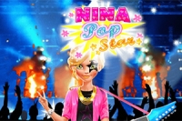 Hjælp nykommer-popstjernen Nina med at gøre klar til sit show i dette