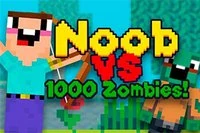 Velkommen til Noob Vs 1000 Zombies!