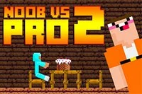 Se om du kan flygte i Noob vs. Pro 2: Jailbreak!
