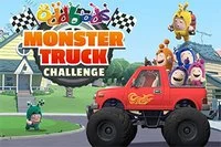 Styr din Oddbods monstertruck for at nå flaget