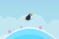 Skub og overlev, flyv og trives i Pengu Slide - det ultimative pingvineventyr