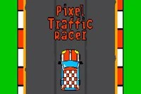 Undgå biler og kom længere på Pixel Traffic Racer
