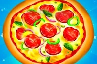 Klik på pizzaen for at bygge dit imperium