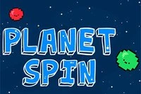Drej planeten i en cirkel for at matche asteroiderne med samme farve på
