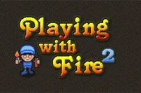 Spræng din modstander i luften i dette bomberman-spil Playing With Fire