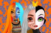 Tre fantastiske prinsesser vil overraske deres venner til Halloween i dette