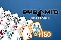 Nyd denne stilfulde version af klassikeren Pyramid Solitaire!
