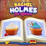 Åben bog på et skrivebord med illustrationer af to cupcakes, omgivet af kontorartikler og et indrammet billede