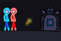 Er du klar til eventyret med de to søde brødre, Blue og Red stickman?