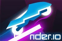 Konkurrér mod andre spillere i Rider.io og udfør vilde hop for at udfordre