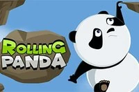 Hjælp pandaen med at undslippe tunnelen ved at hoppe og rulle fra platform til