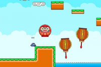 Lynhurtig 2D parkour-platformspil med en smidig ninja