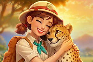 Enjoy a sunny safari mahjong adventure