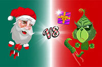 Hop og spark gaveæsken i Santa vs Skritch for at få point og slå din
