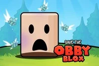 Find den rigtige form og hjælp den lille Roblox med at flygte fra de farlige
