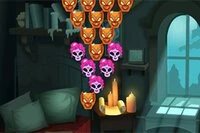 Spil 80 levels af bubble shooter til Halloween