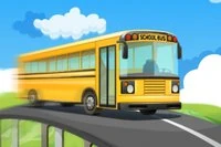 Skolebus Racing er et sjovt bilspil, hvor du kører en skolebus gennem byen!