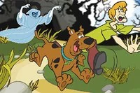 Hjælp Scooby og Shaggy med at flygte fra et slot fyldt med spøgelser!