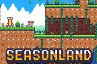 SeasonLand er et klassisk 2D pixel-art platformspil