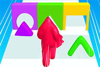 Shape Transform: Blob Racing er et afslappet løbespil
