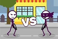 Duel mod andre stickmen i dette sjove online skydespil