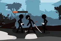 Du styrer stiksamuraien og skal besejre alle fjender