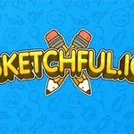 Logo med teksten Sketchful