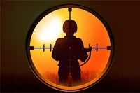 Sniper King 2D The Dark City er et skydespil