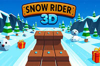Kør så langt du kan i Snow Rider 3D på isglatte og farlige bakker, der er
