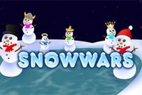 Multiplayer-spil med snemænd og snebolde!