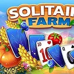 Kortspil med landbrugstema inklusive spillekort, blomster, korn og forskellige frugter og grøntsager